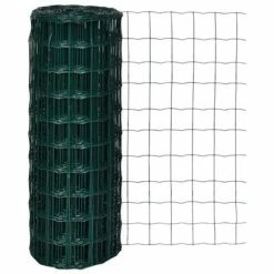 VidaXL Clôture euro Acier 10 x 1,0 m Vert