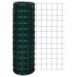 VidaXL Clôture euro Acier 10 x 1,2 m Vert