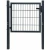 VidaXL Portillon Acier Anthracite 105x150 cm