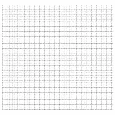 VidaXL Clôture de jardin sertie Acier inoxydable 50x50 cm 21x21x2,5 mm