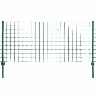 VidaXL Clôture Euro Acier 20x1 m Vert