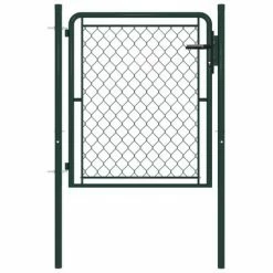 VidaXL Portillon Acier 100x100 cm Vert