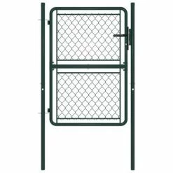VidaXL Portillon Acier 100 x 125 cm Vert