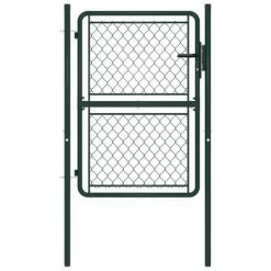VidaXL Portillon Acier 100 x 150 cm Vert