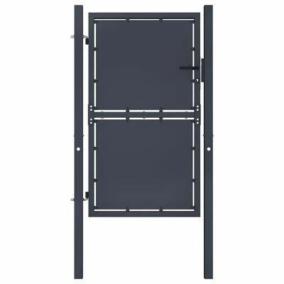 VidaXL Portail de jardin Acier 100 x 175 cm Anthracite