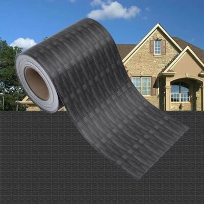 VidaXL Écrans d'intimité de jardin 4 pcs PVC 35x0,19m Imprimé en rotin – Image 2