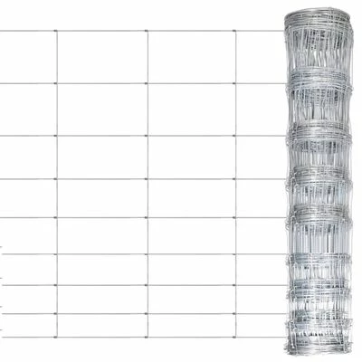 VidaXL Clôture de jardin Acier galvanisé 50x1,2 m Argenté