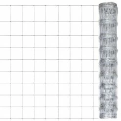 VidaXL Clôture de jardin Acier galvanisé 50x1 m Argenté