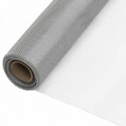 VidaXL Écran en treillis Acier inoxydable 80x1000 cm Argenté