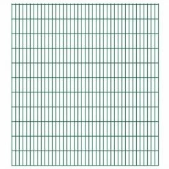VidaXL Panneaux de clôture de jardin 2D 2,008x2,23 m 38 m total Vert