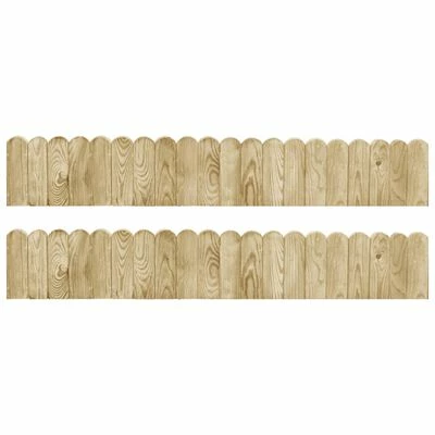 VidaXL Rouleaux de bordure 2 pcs 120 cm Bois de pin imprégné