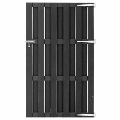 VidaXL Portillon WPC 100x180 cm Gris