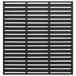 VidaXL Panneau de clôture WPC 180x180 cm Noir