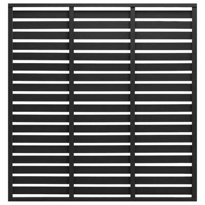 VidaXL Panneau de clôture WPC 180x180 cm Noir