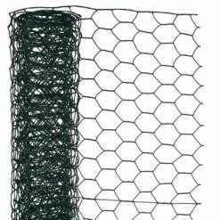 Nature Grillage métallique hexagonal 1 x 5 m 13 mm Vert