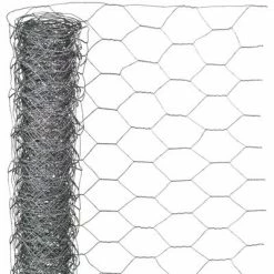 Nature Grillage métallique hexagonal 0,5 x 5 m 25 mm Acier galvanisé