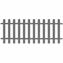 VidaXL Clôture à piquets WPC 200 x 80 cm