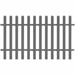 VidaXL Clôture à piquets WPC 200 x 120 cm