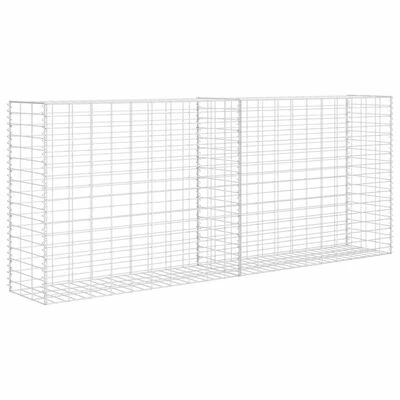 VidaXL Panier de gabion Acier inoxydable 85 x 30 x 200 cm
