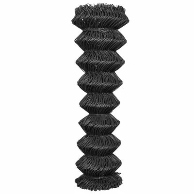 VidaXL Clôture à mailles Acier 15 x 1,5 m Gris – Image 2