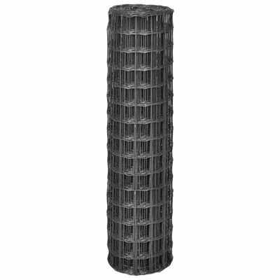 VidaXL Clôture Euro Acier 10 x 1,5 m Gris – Image 2