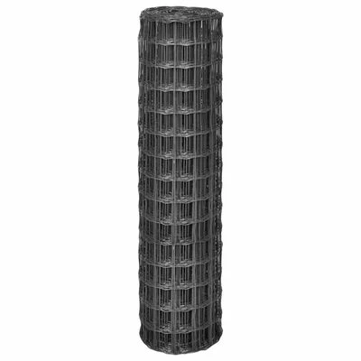 VidaXL Clôture Euro Acier 25 x 1,5 m Gris – Image 2