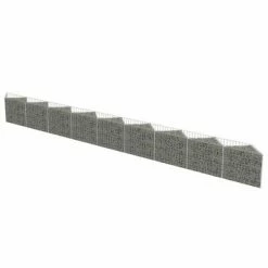 VidaXL Mur de gabion Acier galvanisé 630 x 30 x 50 cm