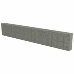 VidaXL Mur à gabion avec couvercles Acier galvanisé 900 x 50 x 150 cm
