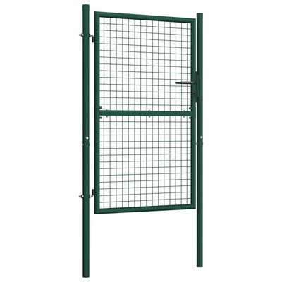 VidaXL Portillon Acier 100x175 cm Vert – Image 2