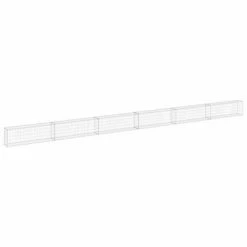 VidaXL Mur en gabion avec couvercles Acier galvanisé 900x30x50 cm