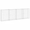 VidaXL Mur en gabion avec couvercles Acier galvanisé 300x30x100 cm