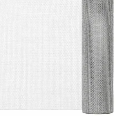 VidaXL Écran en treillis Acier inoxydable 112x500 cm Argenté – Image 2