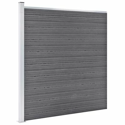 VidaXL Clôture de jardin WPC 872x186 cm Gris – Image 2