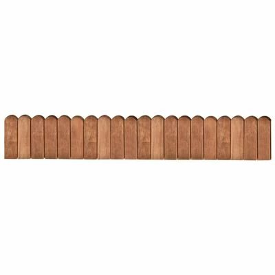 VidaXL Rouleaux de bordure 3 pcs 120 cm Bois de pin imprégné – Image 2