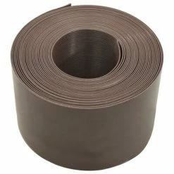 VidaXL Bordure de jardin Marron PE 10 m 15 cm