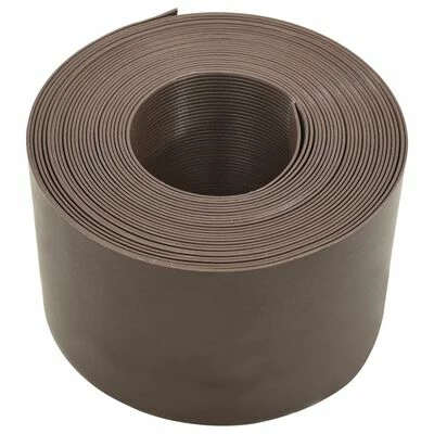 VidaXL Bordure de jardin Marron PE 10 m 15 cm