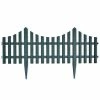 VidaXL Bordures de pelouse 17 pcs 10 m Vert