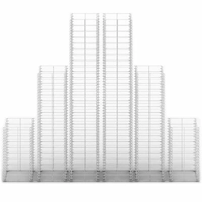 VidaXL 6 gabions en fil galvanisé – Image 3