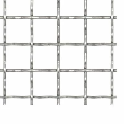 VidaXL Clôture de jardin sertie Acier inoxydable 50x50 cm 21x21x2,5 mm – Image 3