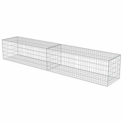 VidaXL Mur en gabion avec couvercles Acier galvanisé 300 x 50 x 50 cm – Image 3