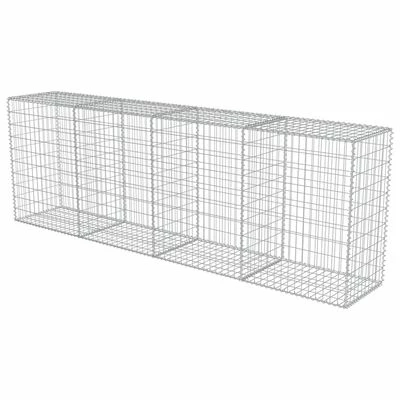 VidaXL Mur en gabion avec couvercles Acier galvanisé 300 x 50 x 100 cm – Image 3