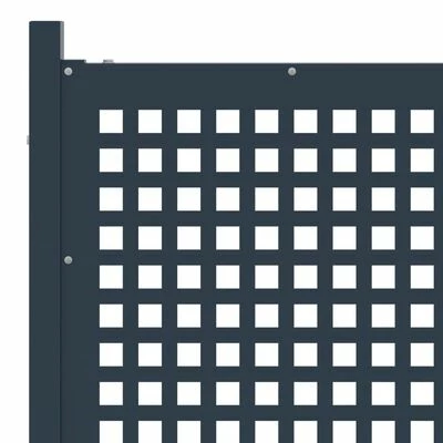 VidaXL Clôture de jardin Acier 177x150 cm Anthracite – Image 3