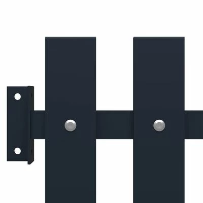 VidaXL Panneau clôture Anthracite 170,5x170 cm Acier enduit de poudre – Image 3