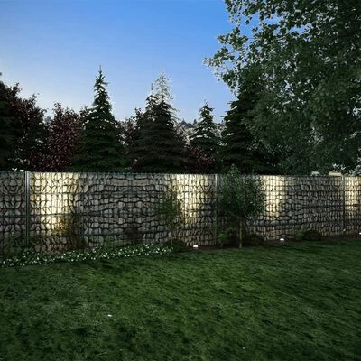 VidaXL Clôture gabion 2D Acier galvanisé 2,008x0,83 m 2m total Argenté – Image 3