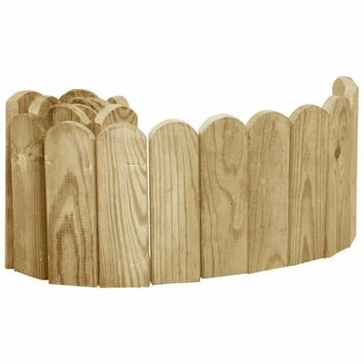 VidaXL Rouleaux de bordure 3 pcs 120 cm Bois de pin imprégné – Image 3