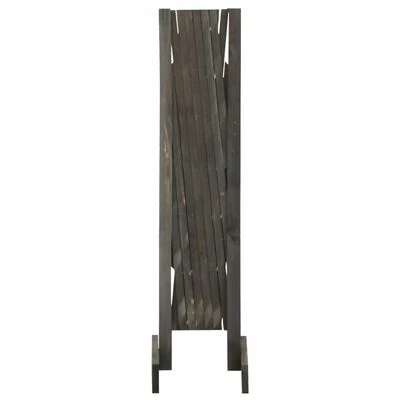 VidaXL Clôture en treillis de jardin Gris 120x90 cm Bois de sapin – Image 3