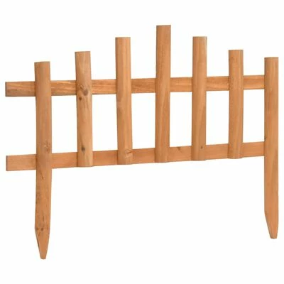 VidaXL Bordure de jardin 10 pcs Bois de sapin 4,4 m – Image 3