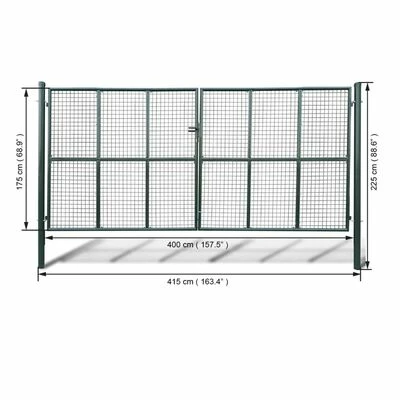 VidaXL Portillon Maille 415 x 225 cm / 400 x 175 cm – Image 4