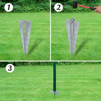 VidaXL Clôture Euro Acier 10 x 1 m Vert – Image 4