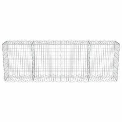 VidaXL Mur en gabion avec couvercles Acier galvanisé 300 x 50 x 100 cm – Image 4